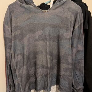 Vintage Havana Blue Camouflage Men's Shirt